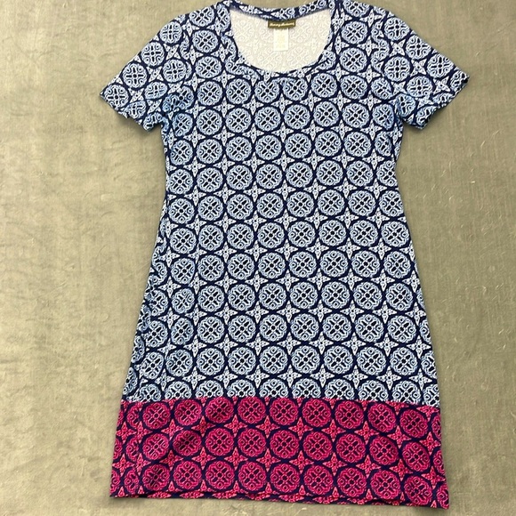 Tommy Bahama Shibori Splash T-Shirt Dress Size‎ XS - Picture 1 of 5